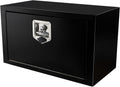 24 Inch Underbody Truck Tool Box with T-Handle Lock,Heavy Duty Truck Storage Organizer Tool Box Chest For Storage Smooth Surface Waterproof, 24'x 12'x 14' inch Black