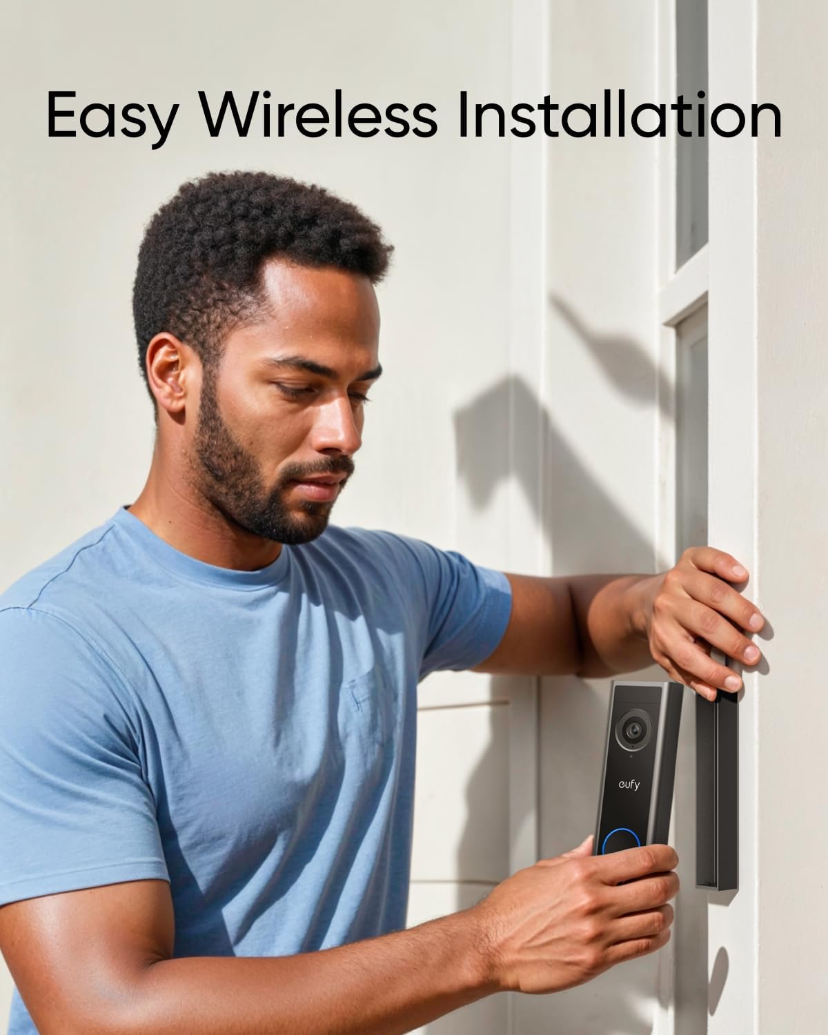 eufy Security Video Doorbell C30 with HomeBase S380, Battery Powered, 2K FHD, 4:3 Expanded View, Easy Installation, Ring Call, Human and Motion Detection, No Monthly Fee