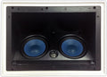 5252AC Silver Ticket In-Ceiling Speaker with Pivoting Full Speaker Adjustable Angle Woofers and Tweeter (Dual 5.25 Inch in-ceiling Center Channel) CEILING ONLY