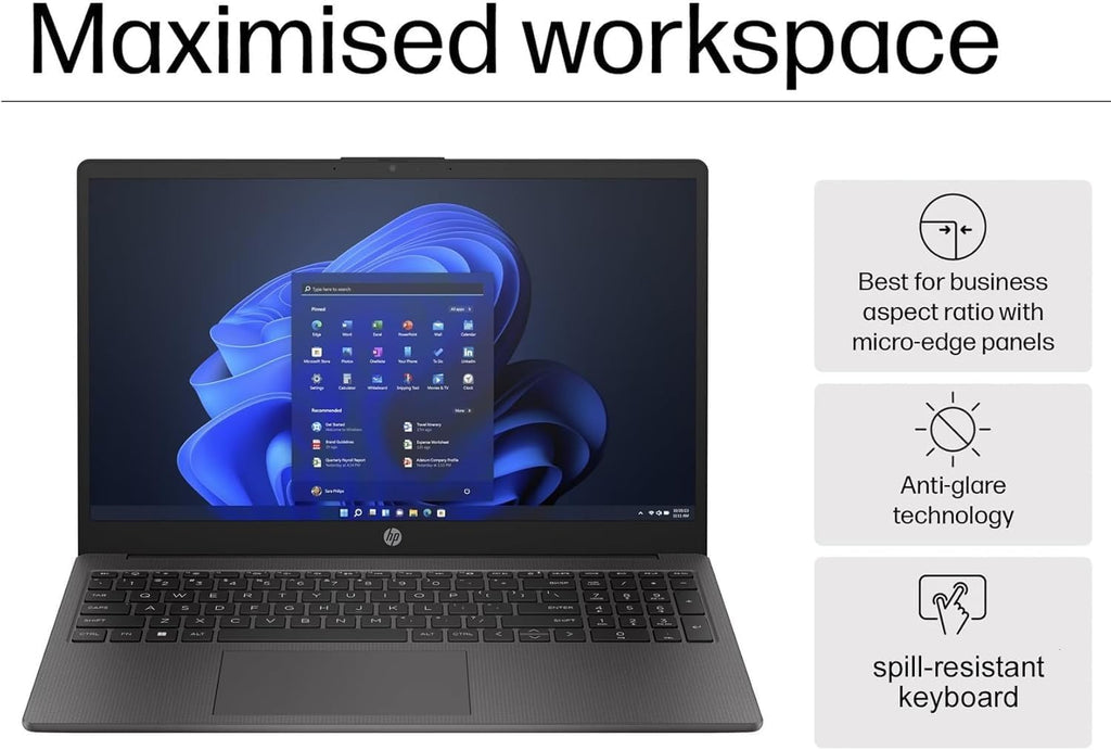 HP 250 G10 (Essential Probook) Business Laptop (15.6' FHD, Intel i5-1334U, 16GB RAM, 512GB SSD, 10-Core(> i7-1255U)) College, Military Grade, Enterprise, Webcam w/Shutter, Numeric Keypad, Win 11 Pro