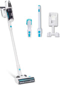 Simplicity Vacuums Stick Vacuum Cordless Rechargeable S67, Lightweight Household Vacuum Cleaners for Pet Hair with 3 Speeds, Multi-Surface Use, HEPA Filter Media, 35 Min Runtime, LED Light, Wall Mount