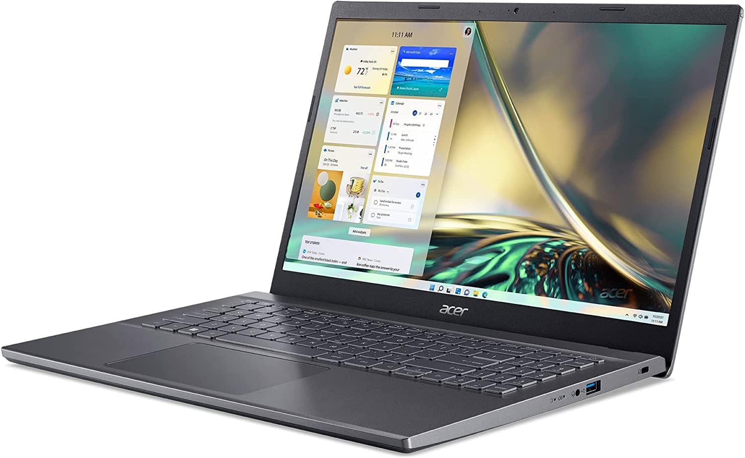 Acer Aspire 5 Personal Laptop, 2025, 15.6' 1920x1080, Intel-12 Core i5-1240P, NVIDIA GeForce RTX 2050, 16GB DDR4, 512GB SSD, Win10 Home, Backlit KB, Wi-Fi 6, BT 5.1, Thunderbolt 4, 720p Camera, Gray