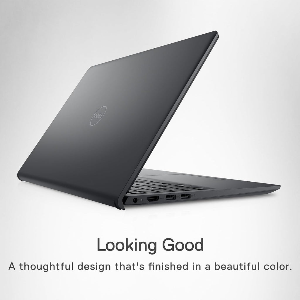 Dell Inspiron 3520 Laptop - 15.6-inch FHD (1920 x 1080) 120Hz Display, Intel Core i5-1235U Processor, 8GB DDR4 RAM, 512GB SSD, WiFi 5, Windows 11 S Mode - Carbon Black