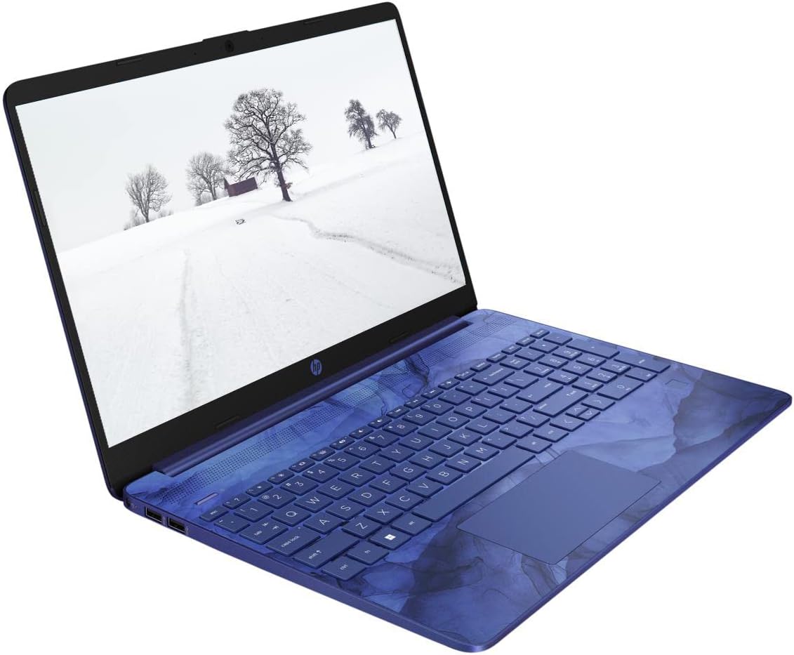 HP 15'' HD Premium Laptop, Intel Celeron Quad-core Processor 2.59GHz Turbo Speed, 8GB DDR4 Memory, 128GB SSD, Ultra-Fast WiFi, Windows 11 OS (Renewed)