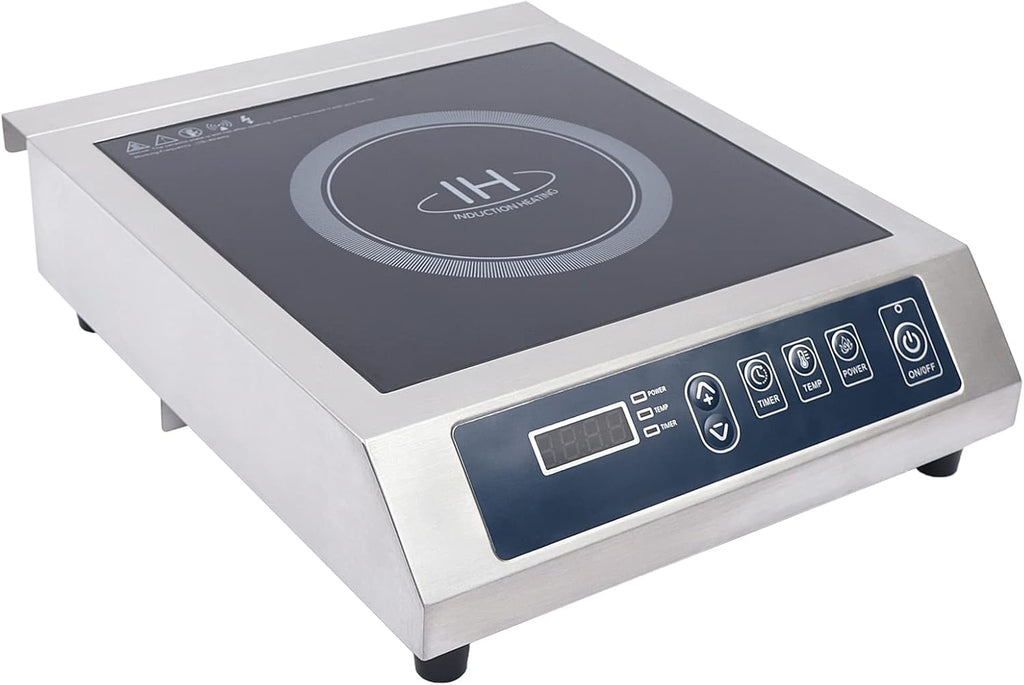 High Power Portable Induction Cooker, 110V 1800W Induction Cooker Cooktop Countertop Burner Induction Cooktop with 13 Speed Adjustment Electromagnetic Oven with Timed Cooking