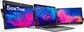 SideTrak Swivel 12.5' Portable Monitor for Laptop, Patented Swivel Hinge, Triple Screen Laptop Setup | FHD Dual Screen w/Kickstand, USB-C® & HDMI, Mac, PC, Chrome Compatible (Triple Monitor)