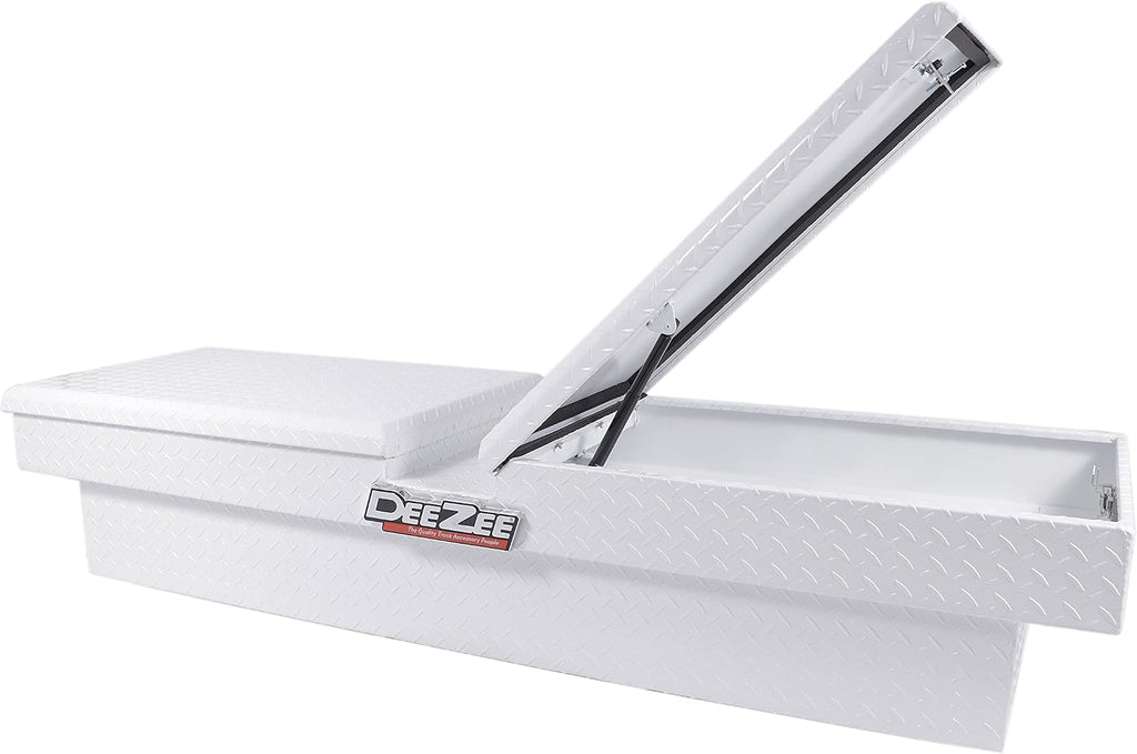 Dee Zee DZ8370WH Full Size White Double Lid (Gull Wing) Tool Box
