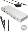 WAVLINK Docking Station 3 Monitors, SM770 Docking Station with Triple HDMI, Dual DP, 120W PD in, 10Gbps USB A&C, 2.5G Ethernet Port, Compatible with Intel Mac, SMI Driver & Host USB3.2 Gen 2 Required