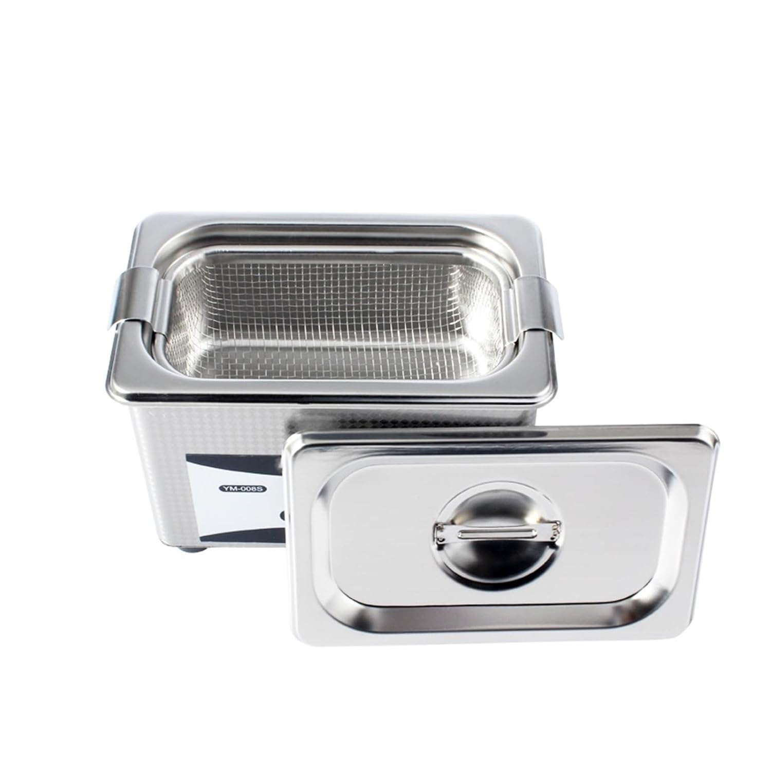 Ultrasonic Cleaners, 50W 0.8L Ultrasonic Cleaner Stainless Steel Washing Bath Machine Glasses Jewelry Watch Mini Ultrasound Wave Cleaning Tank