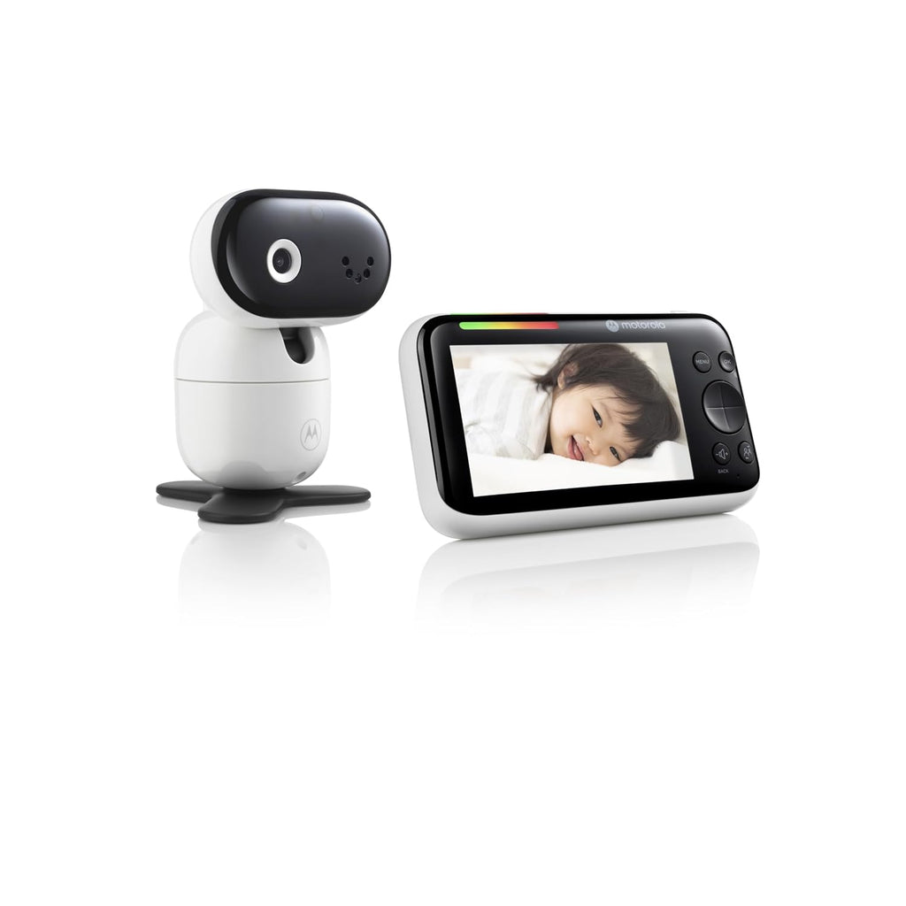 Motorola Nursery WiFi Baby Monitor with Camera, 5' Screen, Wall Mount, Long Range, 2-Way Audio, Temperature Sensor, Motorized, Lullabies, PIP1610 HD Connect