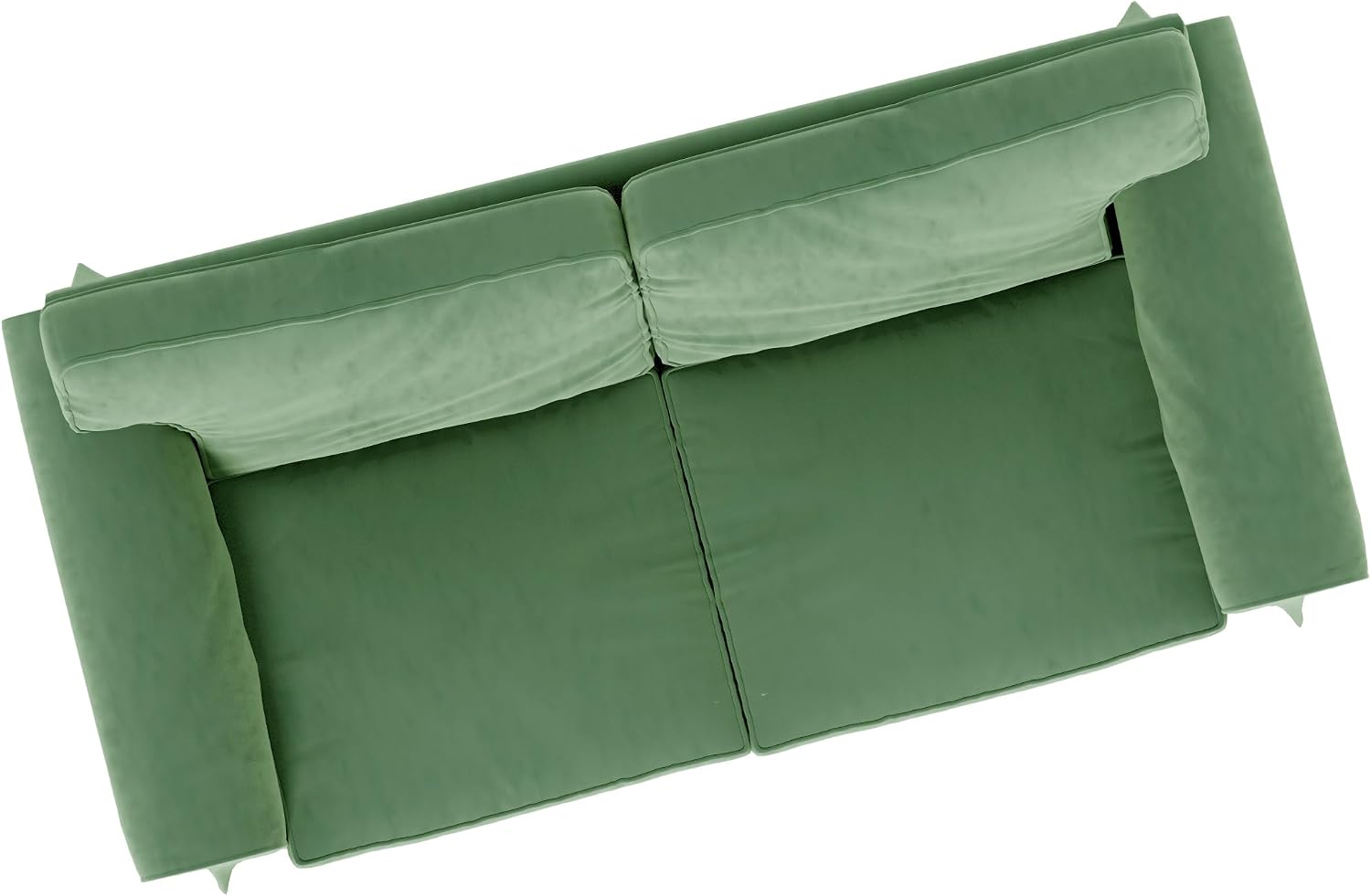 Heavy Duty UPPLAND (Not EKTORP) Sofa Cover Replacement Compatible with IKEA UPPLAND 3 Seat Sofa, Loveseat, Armchair, Sectional Corner, or Footstool Slipcover Only (Uppland 2 Velvet Light Green)
