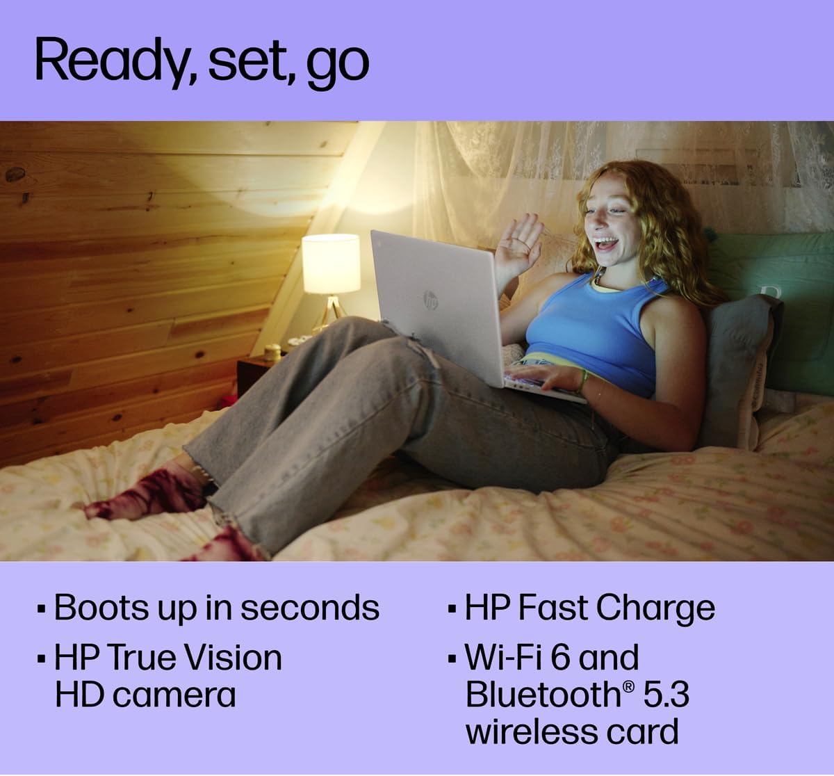 HP 15 Laptop Chromebook w/Bluetooth Mouse (15.6' Anti-Glare, Intel N200 (> i3-1115G4), 8GB DDR5 RAM, 128GB Storage (64GB eMMC + 64GB SD Card)) Home & Student, Wi-Fi, Numeric KB, Webcam, Chrome OS