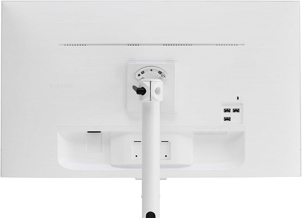 Samsung The Movingstyle Essential 32' 4K UHD Smart Monitor with Adjustable Rolling Stand, Smart TV Apps, Built-in Speakers, White Design, Gaming Hub, AI Picture Optimizer, SmartThings, F-LS32FM70-MSR