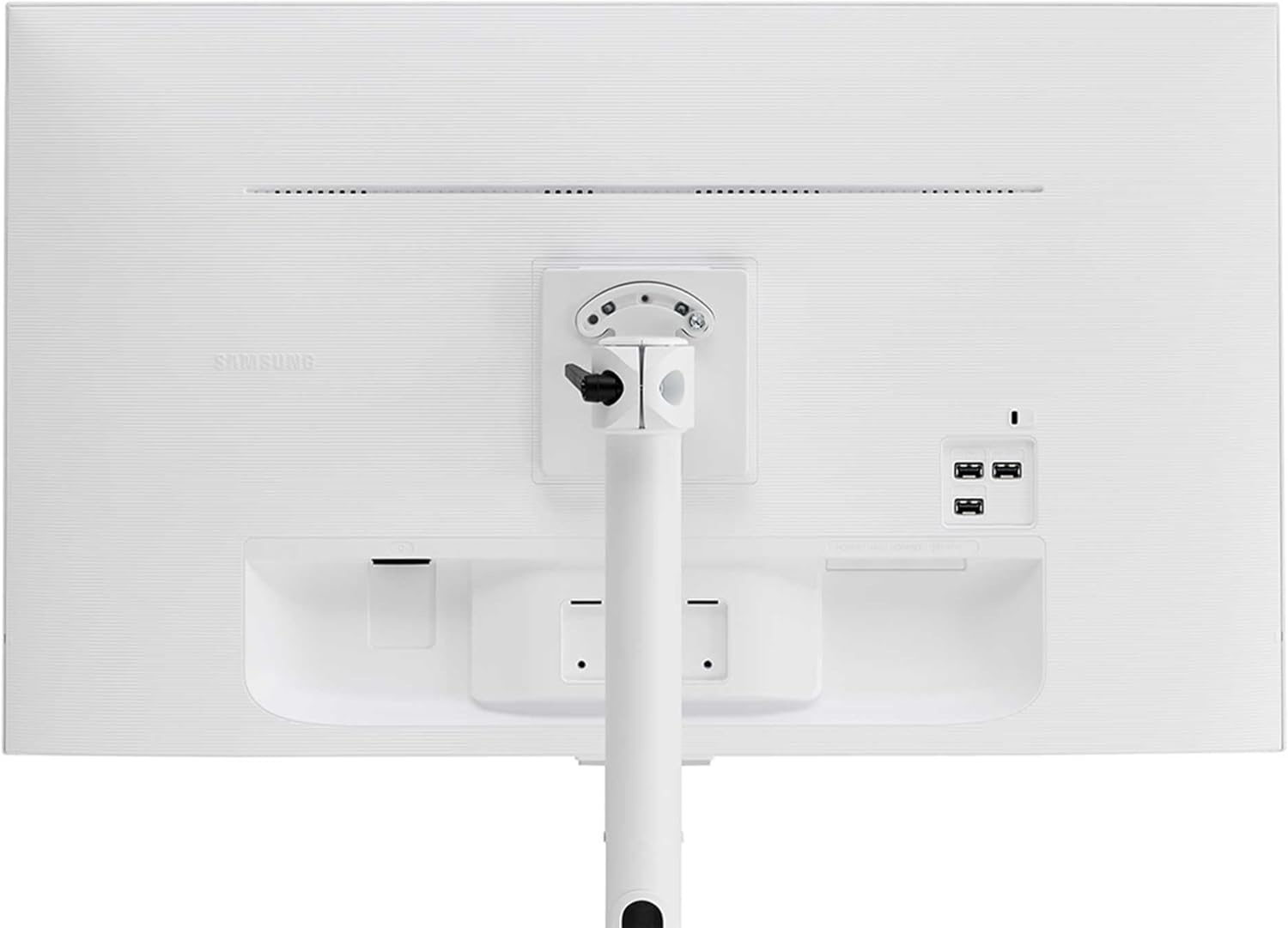 Samsung The Movingstyle Essential 32' 4K UHD Smart Monitor with Adjustable Rolling Stand, Smart TV Apps, Built-in Speakers, White Design, Gaming Hub, AI Picture Optimizer, SmartThings, F-LS32FM70-MSR
