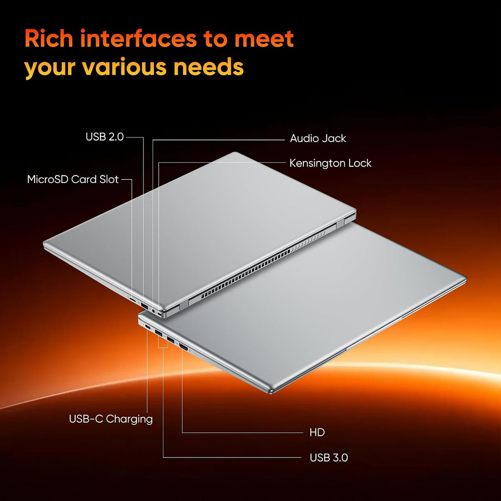 15.6' Laptop 32GB RAM 512GB SSD Laptops with Pentium 6500Y Processor up to 3.4GHz, 1080P IPS Display, WiFi 5, 5-Hour Battery Win11 Laptop Computer for School, Home and Business