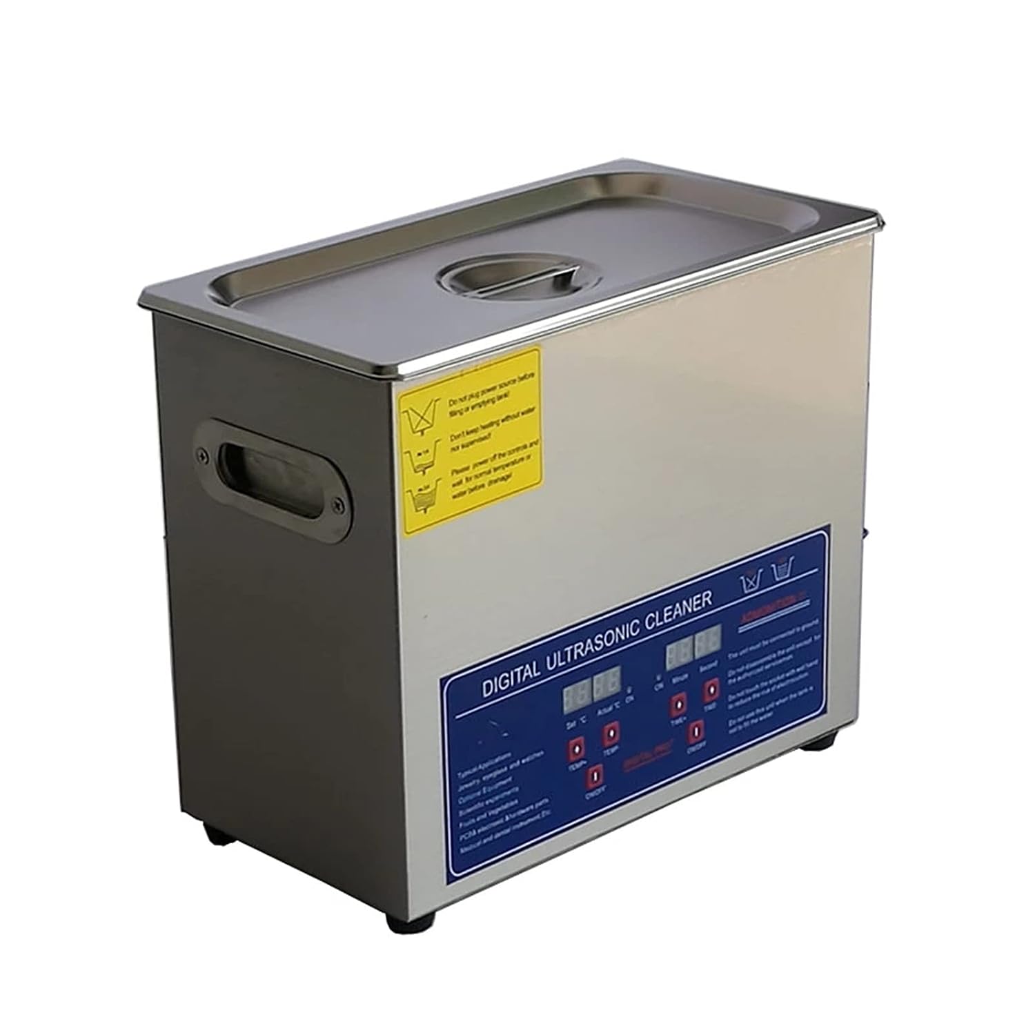 6L Digital Ultrasonic Cleaner Stainless Steel Washing Machine with Cleaning Basket JPS-30A