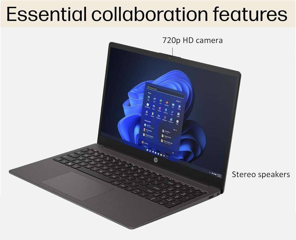 HP 250 G10 (Essential Probook) Business Laptop (15.6' FHD, Intel i5-1334U, 16GB RAM, 512GB SSD, 10-Core(> i7-1255U)) College, Military Grade, Enterprise, Webcam w/Shutter, Numeric Keypad, Win 11 Pro