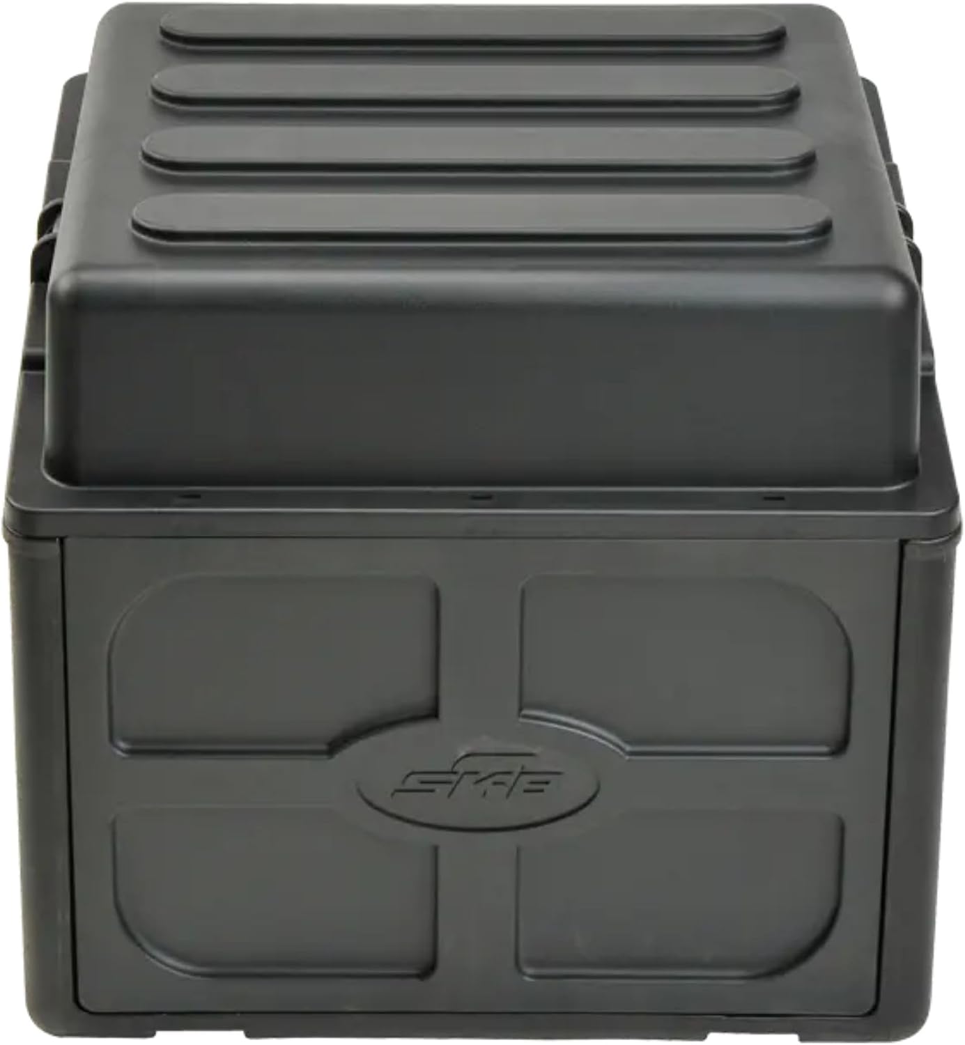 SKB Roto Rack/Mixer Console, 10U Slanted Rackmount on top, 6U Rackmount in Front with Steel Threaded Rails, Hard Lid and Doors and Side Access Ports