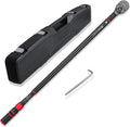 3/4-Inch Drive Click Torque Wrench - 100-700 Ft-Lb/136-949Nm, Dual-Direction Adjustable 48 Tooth Inch Pound Torque Wrench, Accuracy 3% for Car, Truck, Tractor, Maintenance and Product Assembly