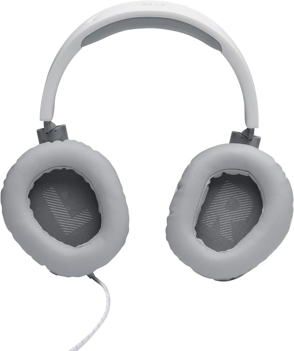 JBL Quantum 100 - Wired Over-Ear Gaming Headphones - White, Large (Pack of 4)
