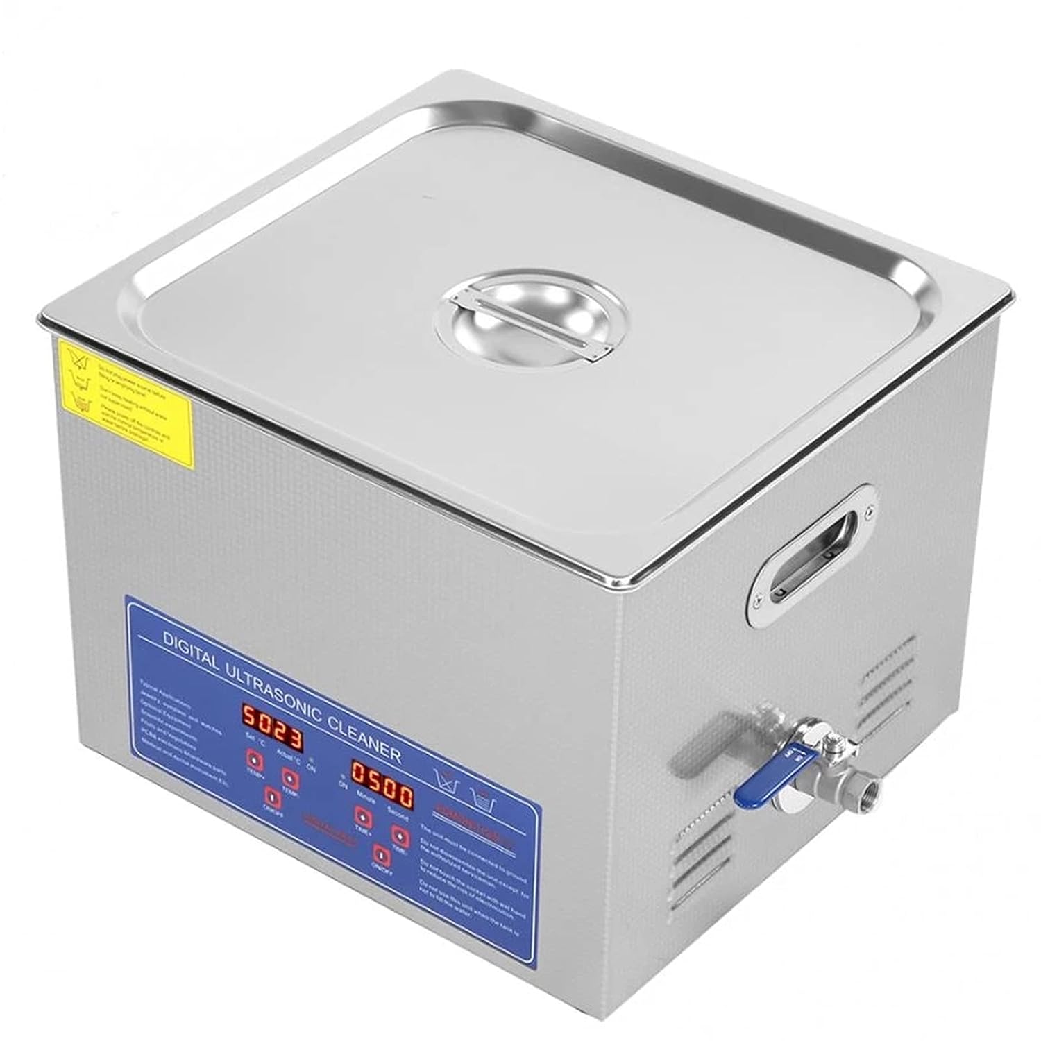 15L Digital Ultrasonic Cleaner Stainless Steel Digital Timer Cleaning Machine Washing Machine JPS-60A