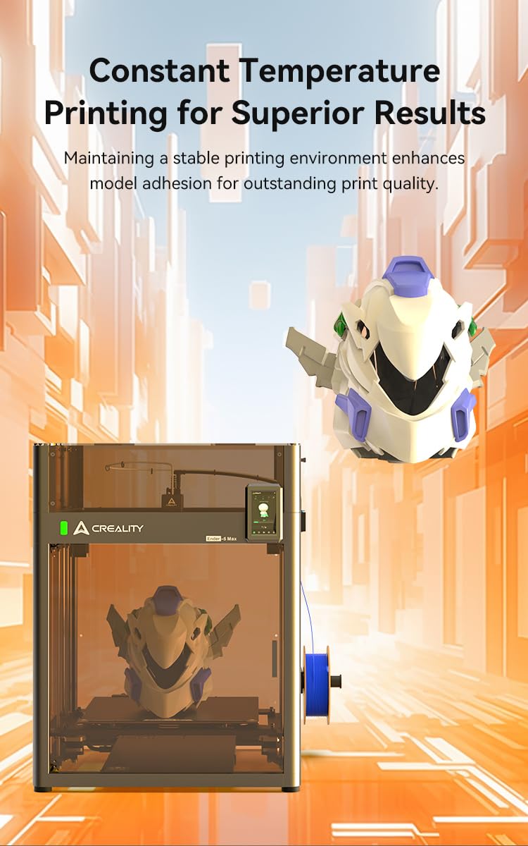 Ender 5 Max Enclosure Transparent Acrylic, Dustproof Tent Constant Temperature Protective Cover Noise Reduce for Ender 5 Max 3D Printer