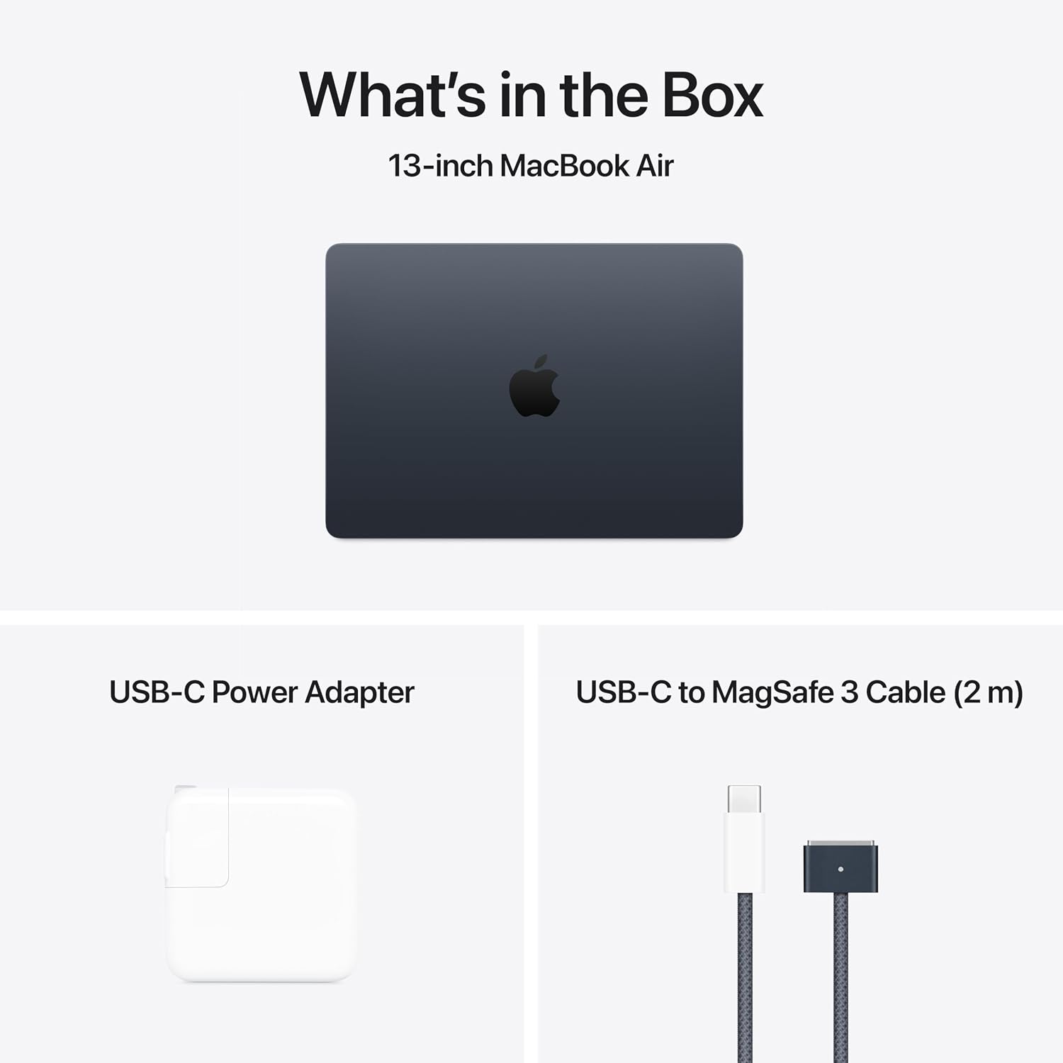 Apple 2025 MacBook Air with Apple M4 Chip, 13-inch, 16GB Unified Memory, 512GB SSD Storage (QWERTY English) Midnight (Renewed)