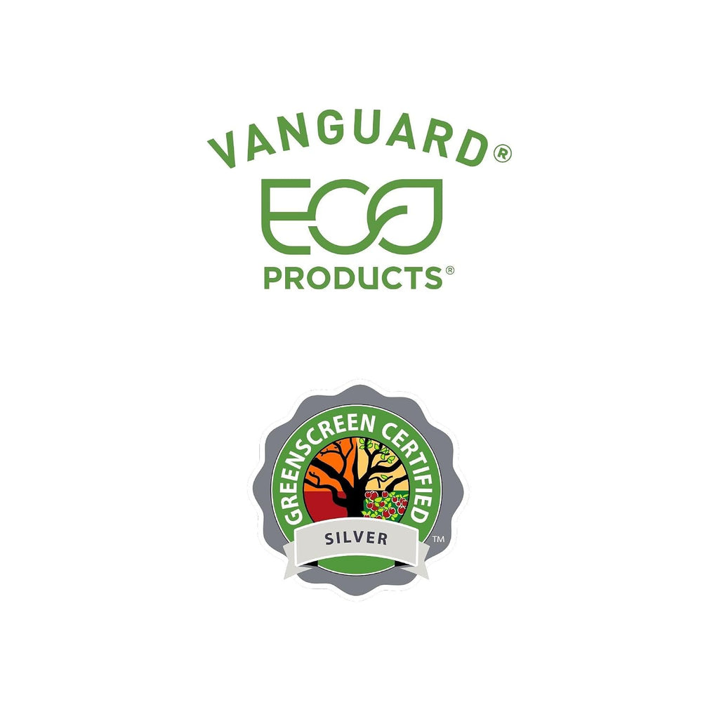 ECO PRODUCTS Compostable 64oz Serving Bowls, Case of 100, Regalia Vanguard Square Container, Disposable Renewable White Molded Fiber, No PFAS, Lid Available, ASTM Compliant, BPI-Certified
