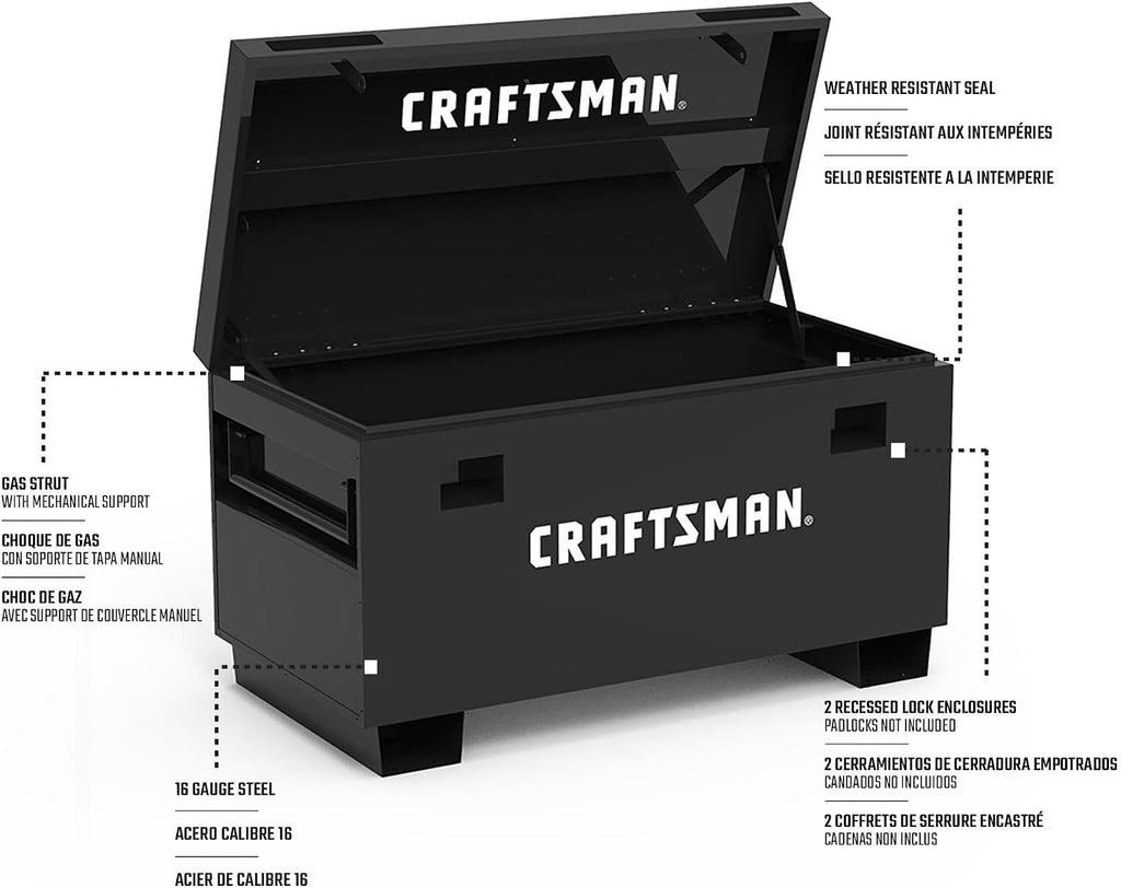 45' Craftsman Jobsite Box in Black