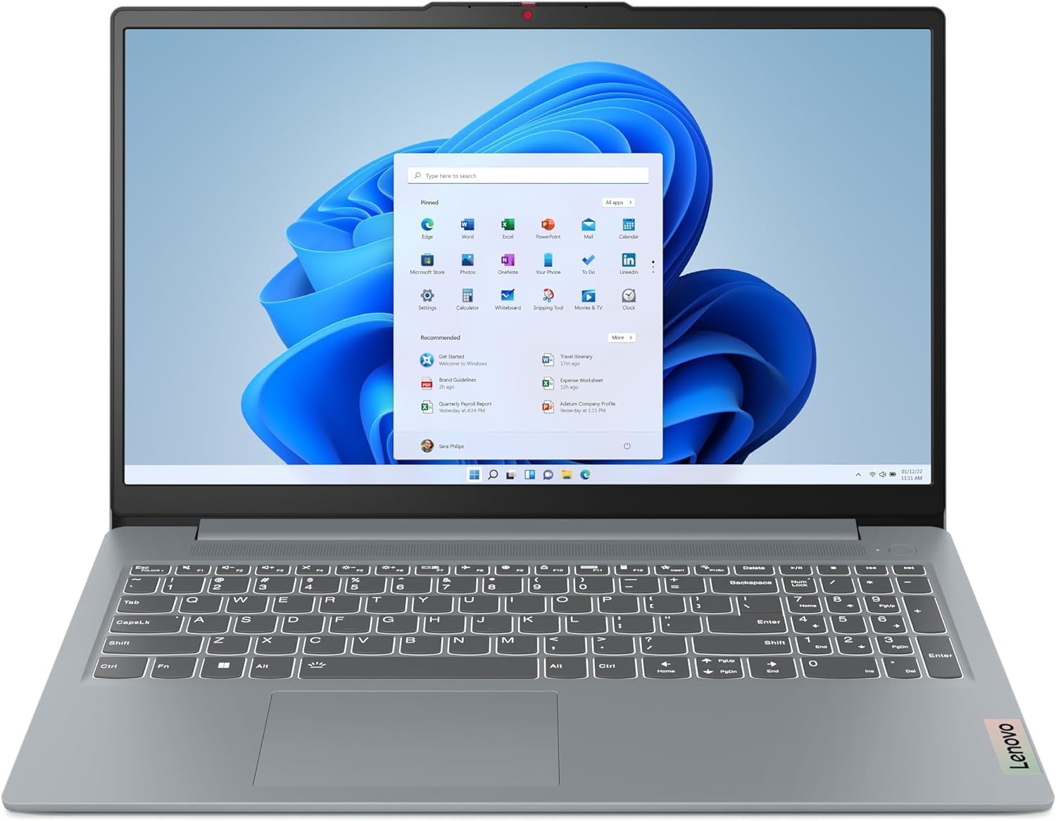 Lenovo 2025 Laptop | IdeaPad Slim 3 | 15.6' 1920 x 1080 | Intel-8 Core i3-N305 | 8GB LPDDR5 | 128GB SSD | Windows 11 Home | Wi-Fi 6 - Bluetooth 5.2-720p HD Camera - Arctic Grey