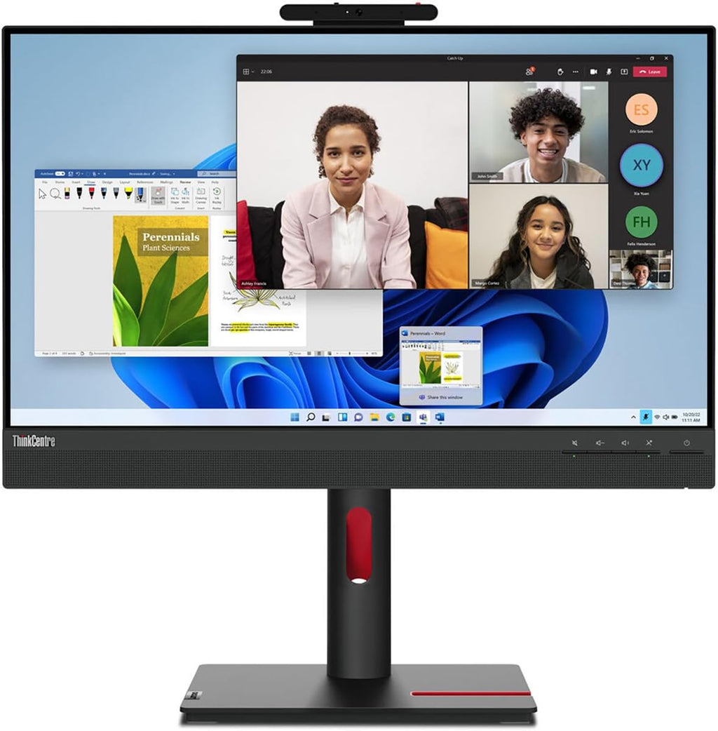Lenovo ThinkCentre Tiny-in-One 24' Class Webcam LED Touchscreen Monitor - 16:9-4 ms,Full HD 1920x1080