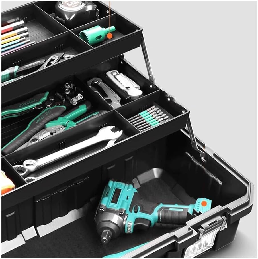 Toolbox Hardware Tool Box Multifunctional Electrician Repair Box Household Goods Classification Box Industrial Grade Portable Repair Box Tool Box