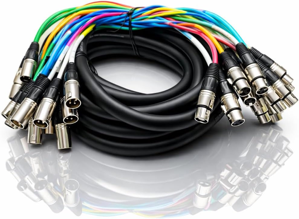 Seismic Audio SARLX-16x25 25-Feet 16-Channel XLR Snake Cable for Live, Recording, Studios, Gigs