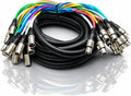Seismic Audio SARLX-16x25 25-Feet 16-Channel XLR Snake Cable for Live, Recording, Studios, Gigs