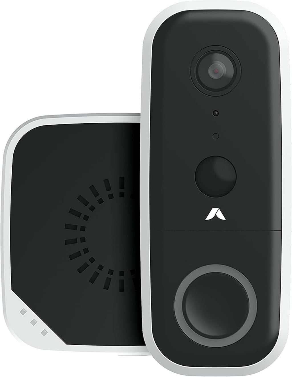 abode Wireless Video Doorbell Cam & Chime - All-in-One Weatherproof Wi-Fi Connected HD Camera with Push-Button Doorbell, 160-Degree View, Automatic Person Detection, Night Vision & 2-Way Voice