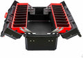 Portable Tool Box Portable Tool Box Hardware Tool Storage Box Household Multi-Function Car Repair Box Folding Double Clamshell Tool Container Small Parts Box