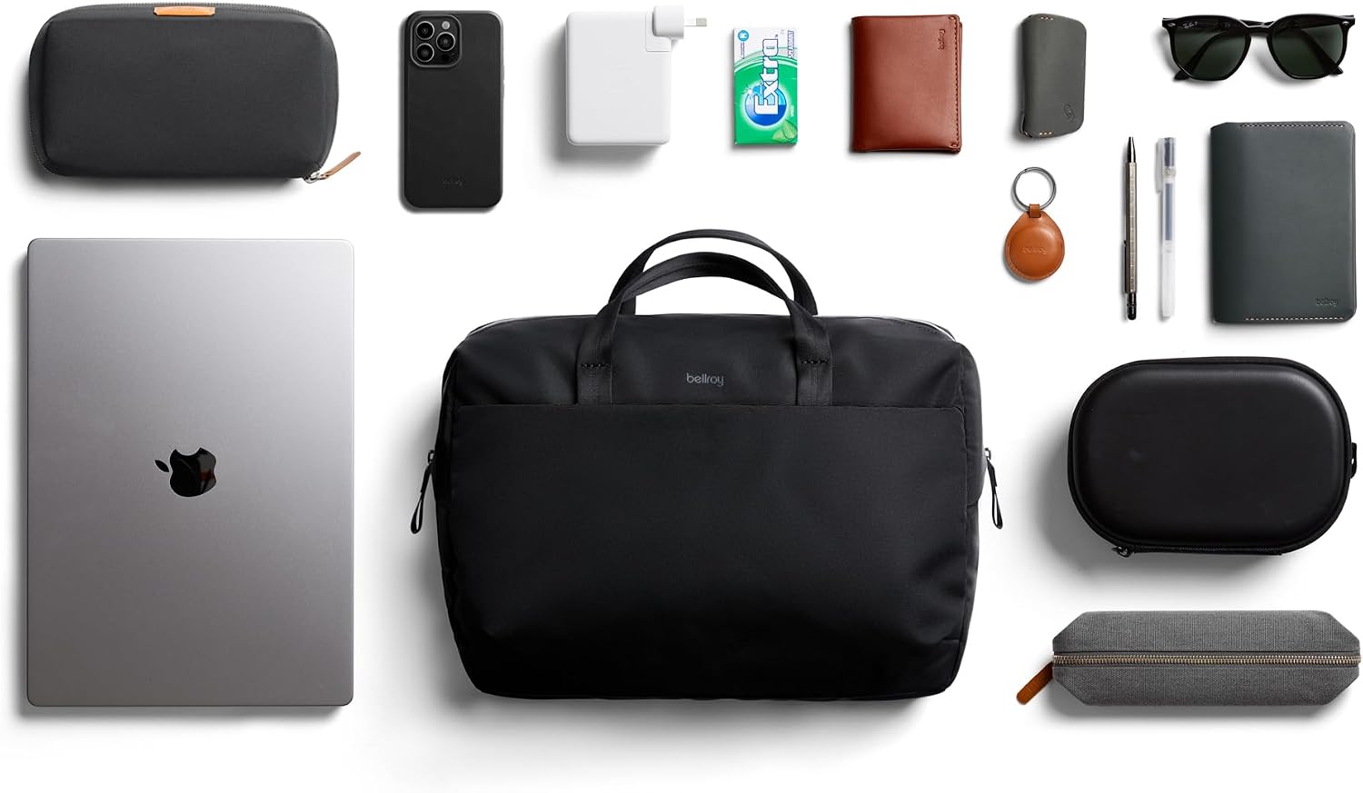 Bellroy Via Work Bag (14L laptop messenger bag) - Black