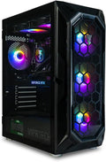 ViprTech Ghost 4.0 Liquid-Cooled PC - AMD Ryzen 7 (4.4Ghz Turbo), RTX 5060 Ti, 32GB DDR4, 1TB SSD, VR-Ready, Streaming, Gold PSU, WiFi Bluetooth, Gaming Desktop Computer Prebuilt, Black
