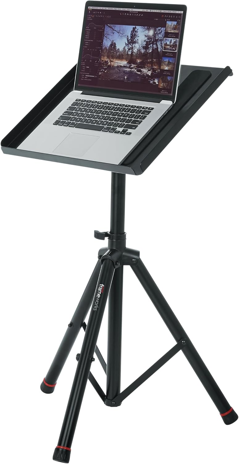 Gator Frameworks GFW-UTL-MEDIATRAY2 Heavy-Duty Adjustable Media Tray Stand