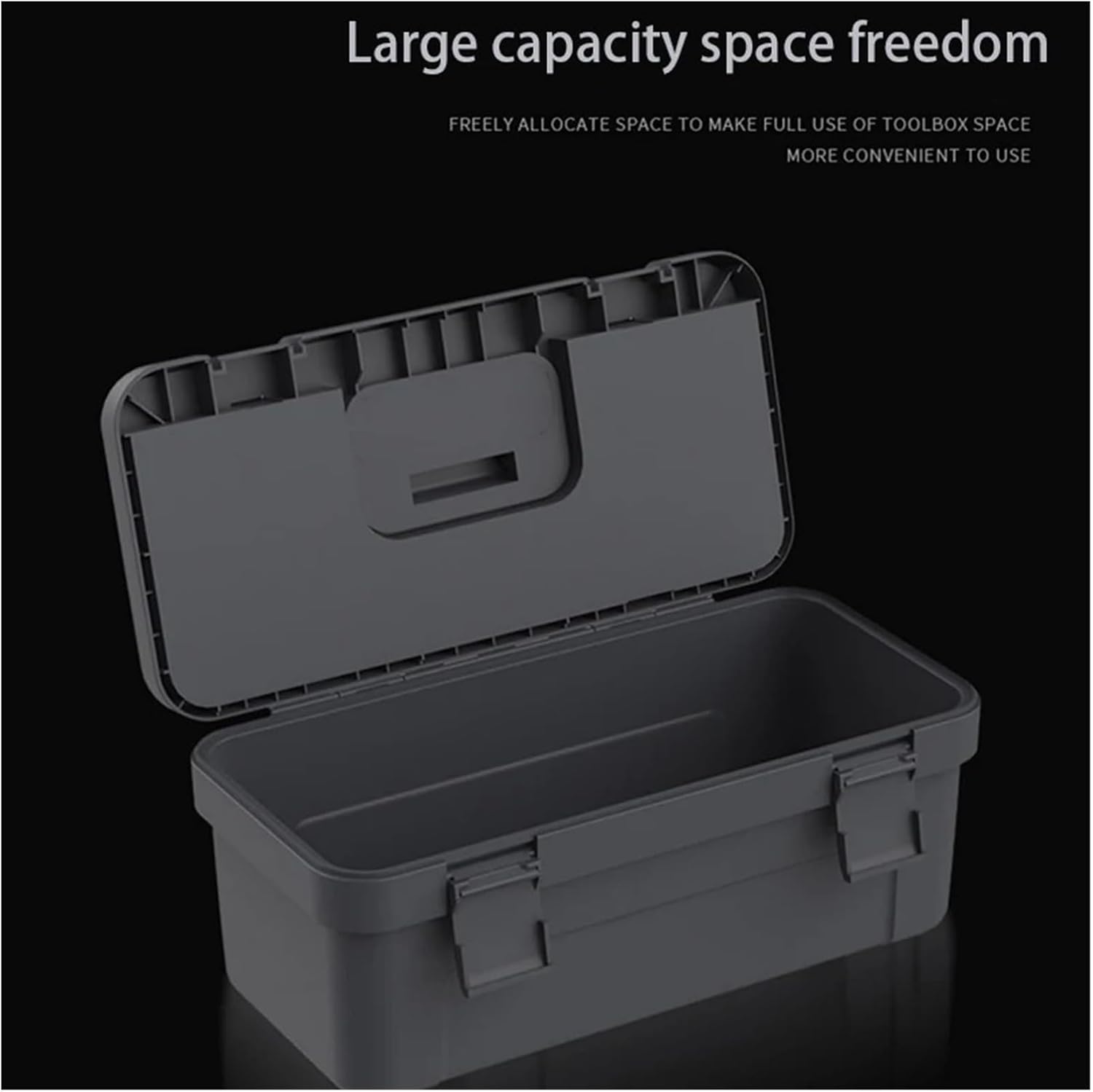 Tool Box Multifunctional 17 Inch Toolbox Wear-Resistant Waterproof Household Portable Storage Box Electrician Carpentry Special Tool Chest Tool Storage