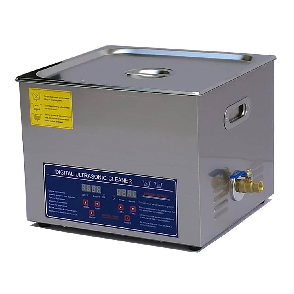 15L Digital Ultrasonic Cleaner Stainless Steel Digital Timer Cleaning Machine Washing Machine JPS-60A