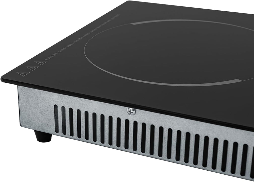 Electric Ceramic Cooktop 110V Built-in Electric Stove Top Induction Radiant Cooktop Sensor Touch Control 2/3/4 Burners 9 Power Levels, 120 Min Timer for Home All Cookware (2 Burners)