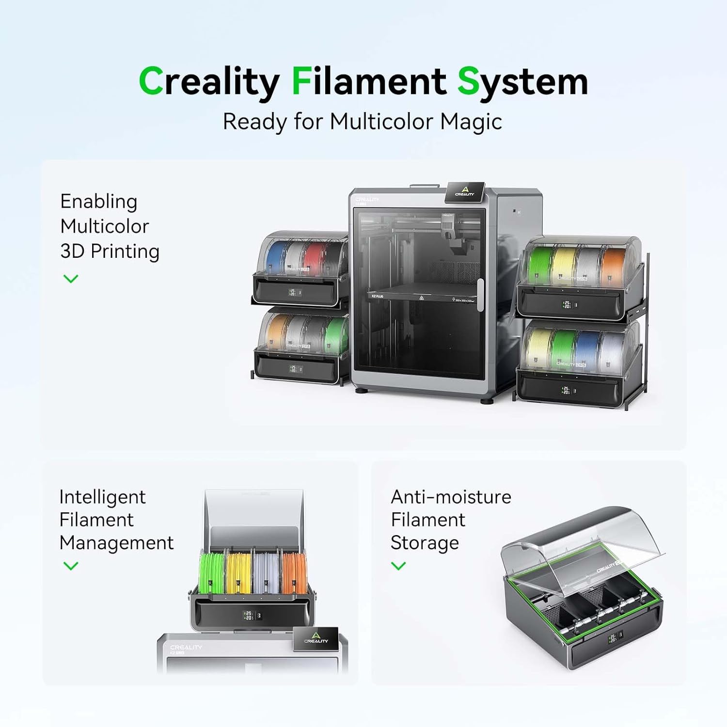 Creality K2 Plus Combo 3D Printer Bundle with Creality CFS