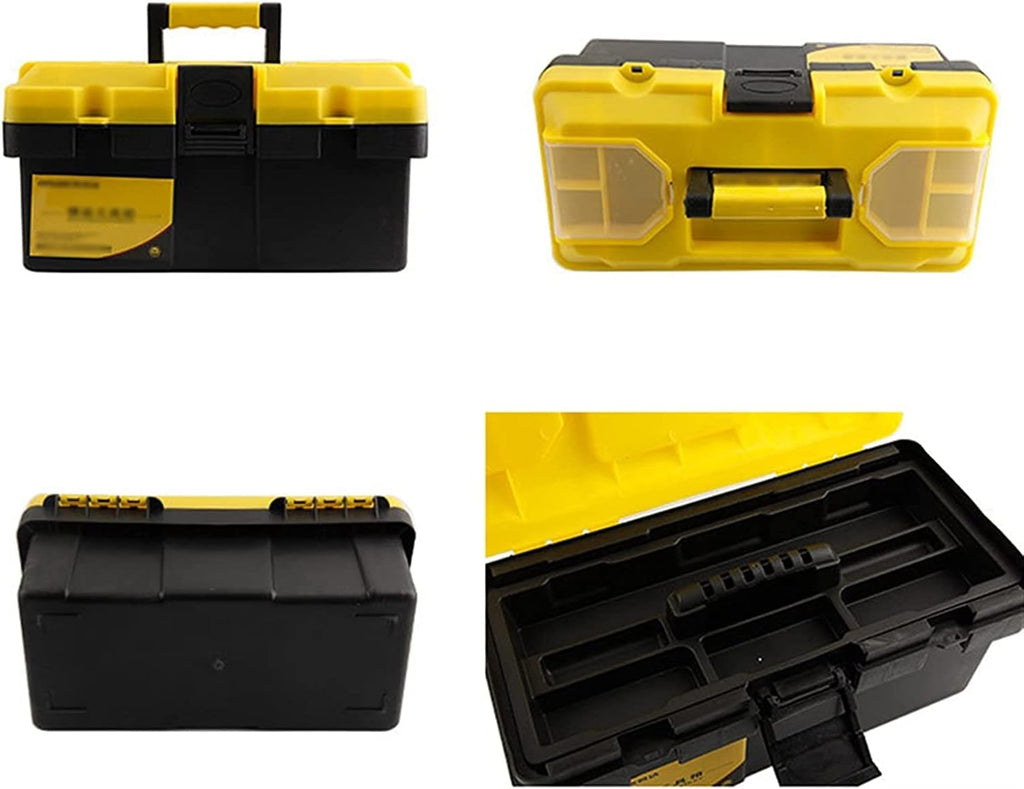 LIOONS Tool Box Portable Plastic Multifunction Tool Boxes High Capacity Tool Kit Non-Slip Handle Storage Case Storage Tool Set