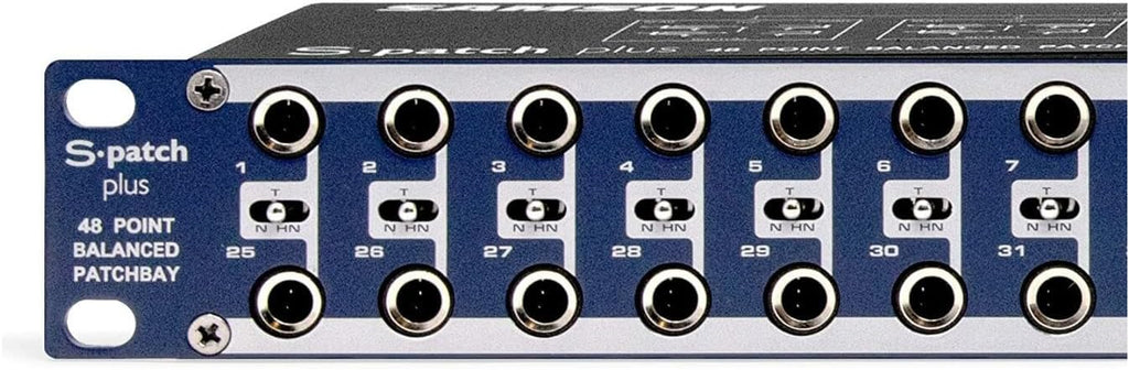 Samson S-Patch Plus 48-Point Audio Patch Bay with 1/4-Inch Phone Connections