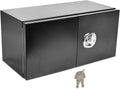 SSN 36'' Inch Black Steel Underbody Truck Box with T-Handle Latch and Barn Door,18 X 18 X 36 Inch Truck Bed Tool Box,Waterproof and Durable Toolbox,for Storage and Organization