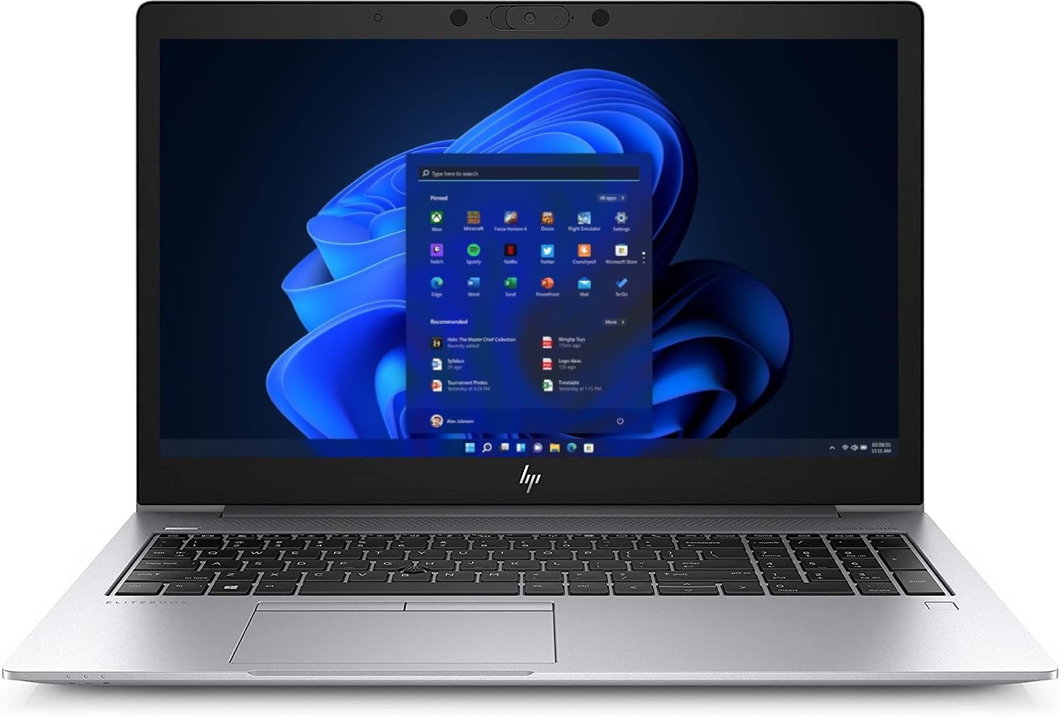 HP EliteBook 850 G6 15.6' 1920x1080 FHD Laptop, Intel Core i5-8365U Upto 4.1GHz, 32GB DDR4 RAM, 512GB M.2 SSD, CAM, Fingerprint, Windows 11 Pro, Silver (Renewed)