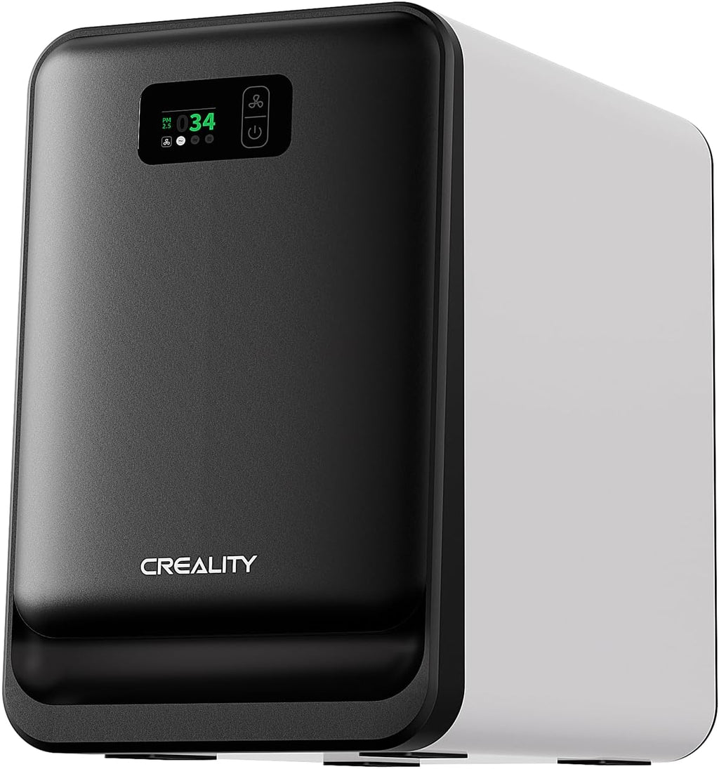 Creality 3D Printer Air Purifier, High-Dense Activated Carbon, 360°All-Round Purification, Long Filter Lifespan, 99% Filtration Efficiency, Smart Touch Control,Fit for Most FDM 3D Printers