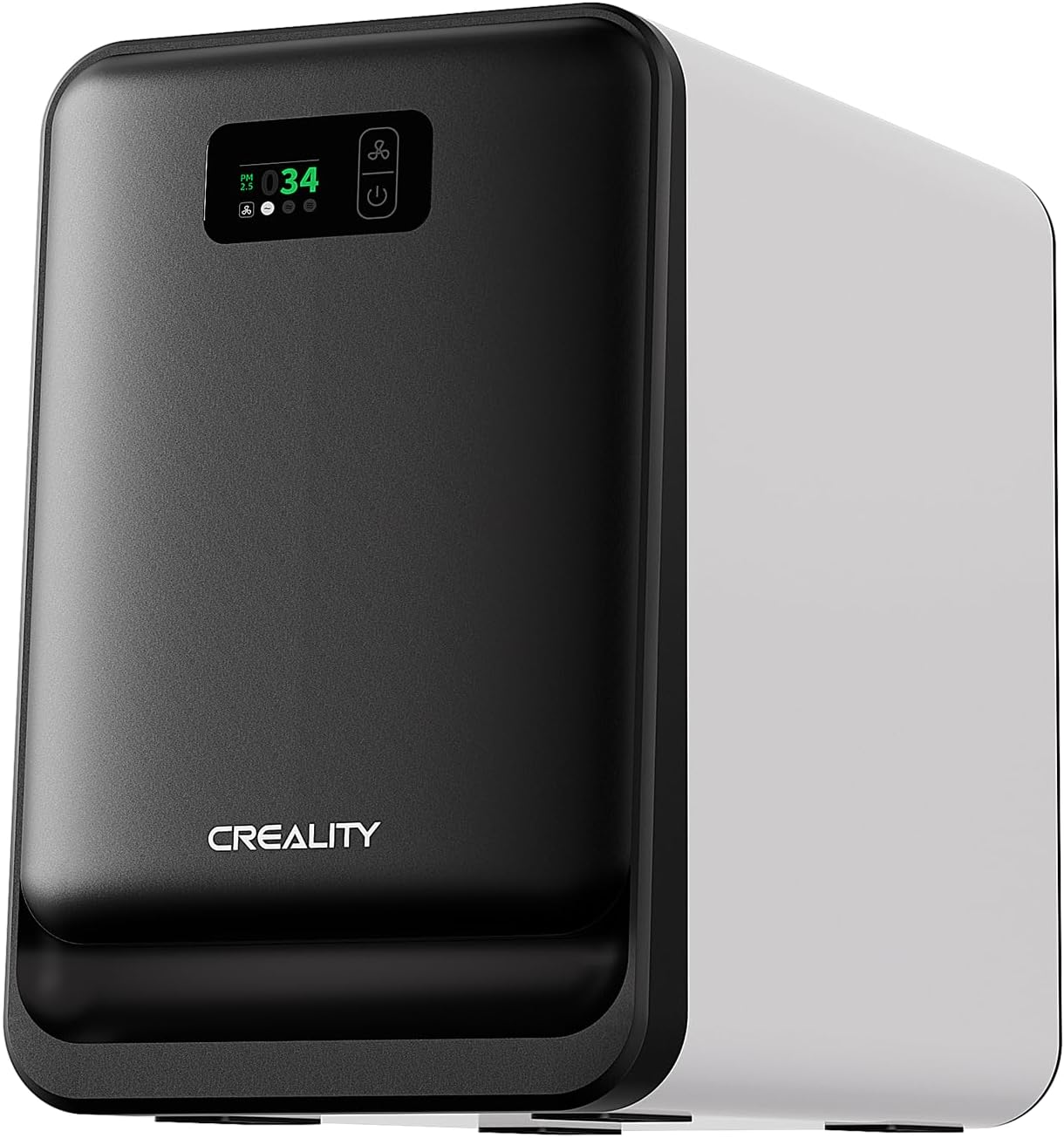 Creality 3D Printer Air Purifier, High-Dense Activated Carbon, 360°All-Round Purification, Long Filter Lifespan, 99% Filtration Efficiency, Smart Touch Control,Fit for Most FDM 3D Printers
