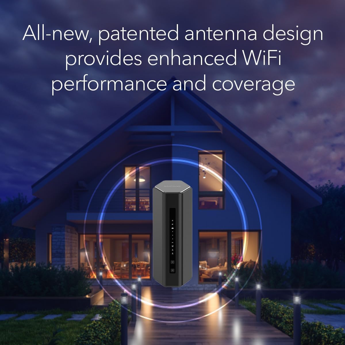NETGEAR Nighthawk Tri-Band WiFi 7 Router (RS500) – Router Only, BE12000 Wireless Speed (up to 12 Gbps) - Covers up to 3,000 sq. ft., 120 Devices – 2.5 Gig Internet Port - Free Expert Help